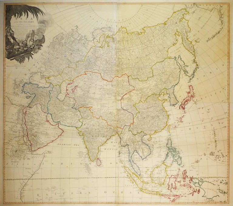 Item #CL201-3 Asia And Its Islands According To D’Anville; Divided Into Empires, Kingdoms, States, Regions Etc [Map]