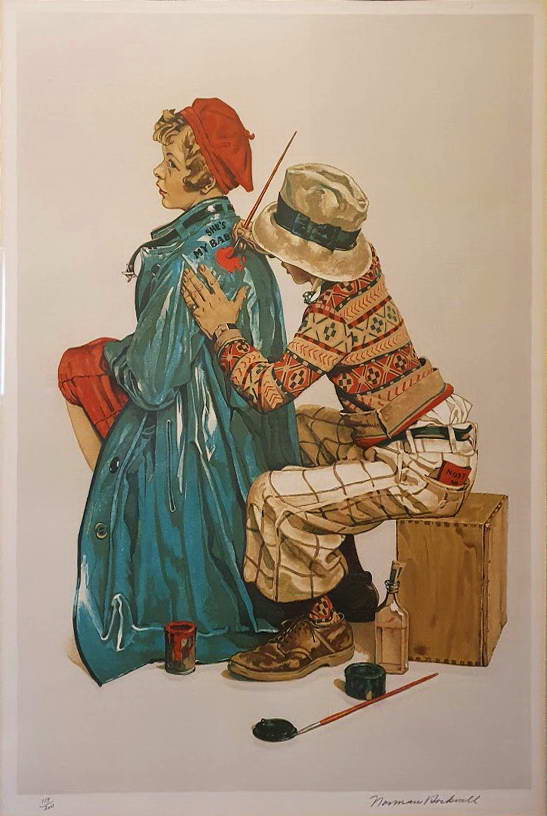 Item #CL201-50 She’s My Baby. Norman Rockwell, 1894–1978 American.