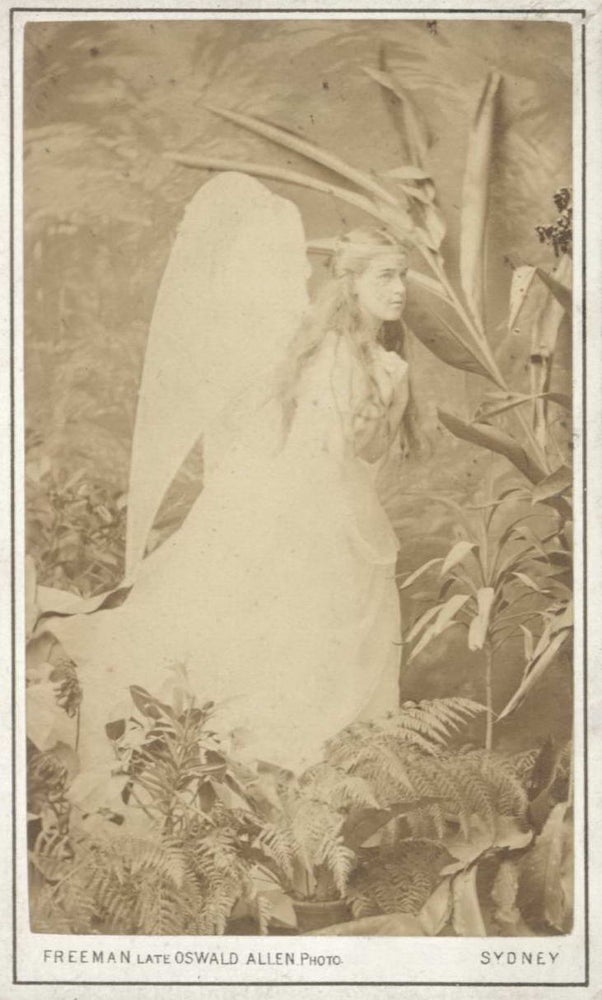 Item #CL202-12 [Young Woman Dressed As An Angel]. William Freeman, 1809–1895 Brit./Aust.