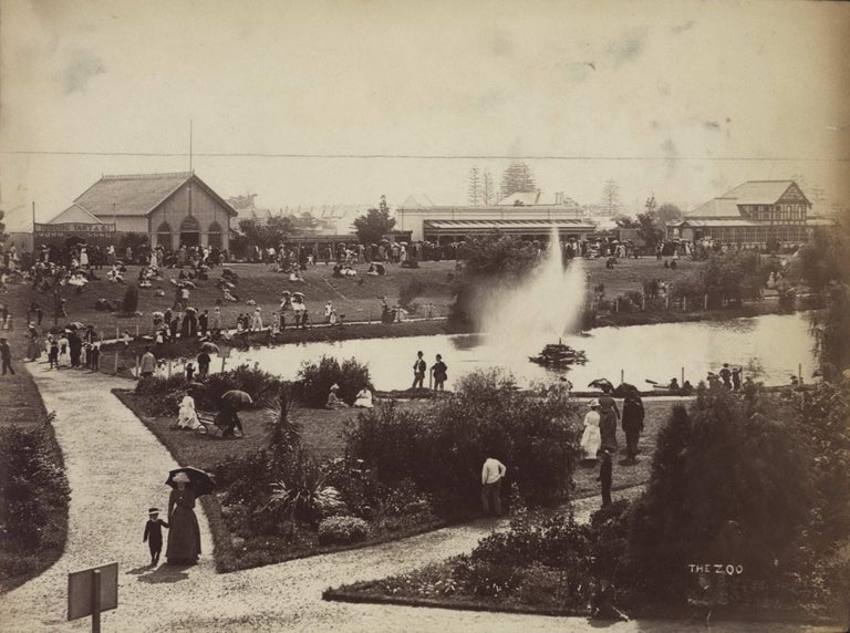 Item #CL202-14 The Zoo [Moore Park, Sydney]. Charles Bayliss, 1850–1897 Aust.