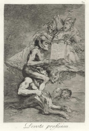 Item #CL202-3 Devota Profesion [Devout Profession]. Francisco de Goya, 1746–1828 Spanish