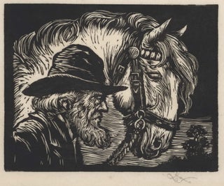 Item #CL202-32 [Man And Horse]. Anton Lock, 1893–1979 Brit