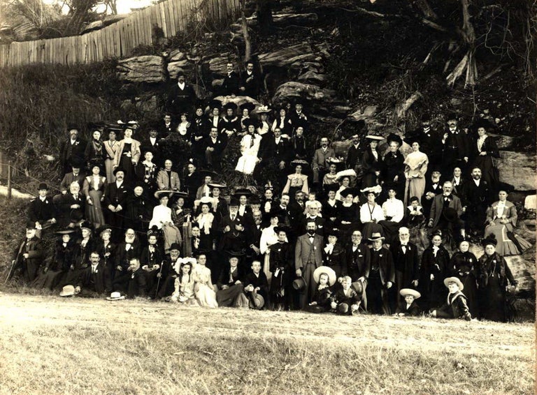 Item #CL203-20 Survivors And Descendants Of “The Constitution”, 50 Year Celebration, Quarantine Station Wharf. Samuel Cocks, 1871–1948 Aust.