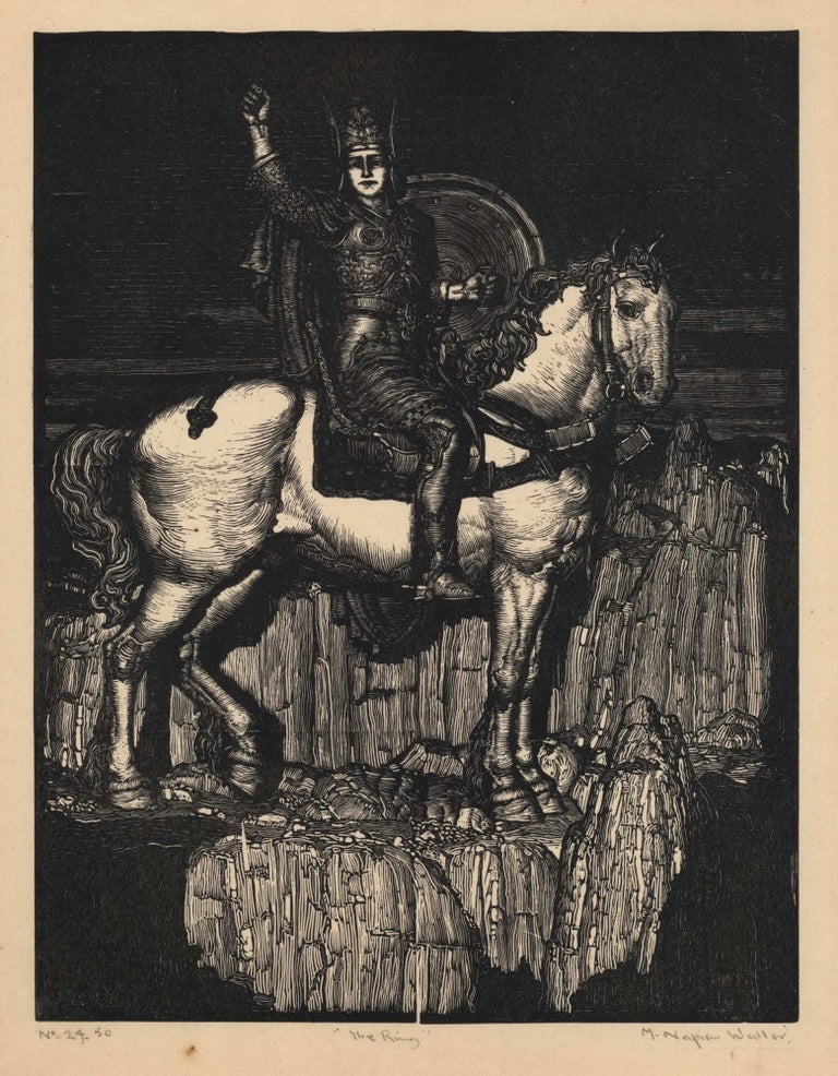 Item #CL203-33 The Ring and The Questing Knight. M. Napier Waller, 1893–1972 Aust.