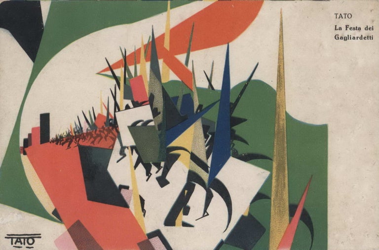 Item #CL203-35 Italian Futurist Postcards. Guglielmo Sansoni, Tato, 1896–1974 Italian.