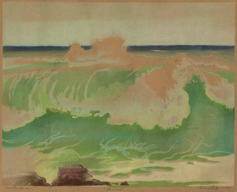 Item #CL203-48 The Wave. Murray Griffin, 1903–1992 Aust.
