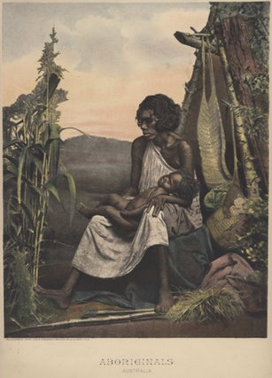 Studio Tableaux Of Aboriginal Mother And Sleeping Child