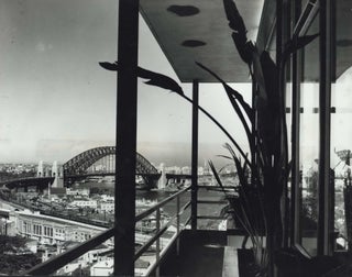 Item #CL204-11 [View Of Sydney Harbour From Roof Garden, ICT Centre, North Sydney]. Max...