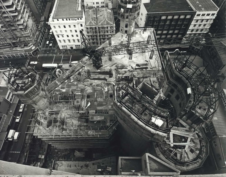 Item #CL204-21 [Construction Site For King George Tower, Corner Of King And George Streets, Sydney]. Max Dupain, 1911–1992 Aust.
