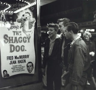 Item #CL204-8 [Young Men Looking At Movie Poster For “The Shaggy Dog”, Sydney]. Max...