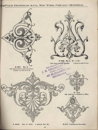 Sample Book Of Transfer Ornaments