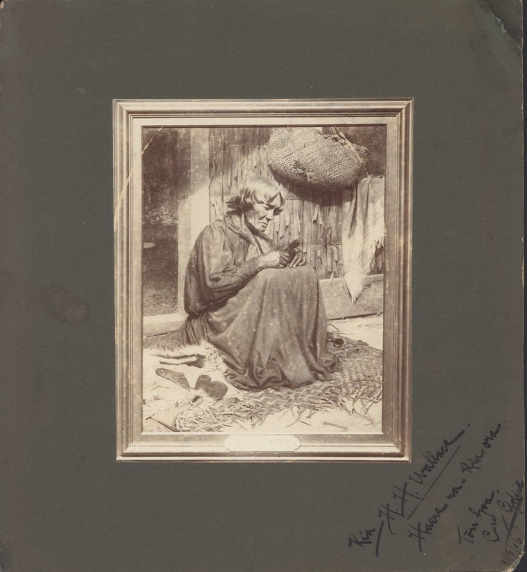 Item #CL205-15 Photograph Of Charles Goldie’s Painting “The Widow”. After C. F. Goldie, 1870–1947 NZ.