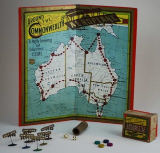 Item #CL205-20 Around The Commonwealth By Aeroplane [Australian Board Game