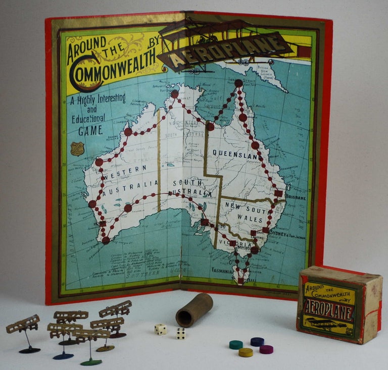 Item #CL205-20 Around The Commonwealth By Aeroplane [Australian Board Game]