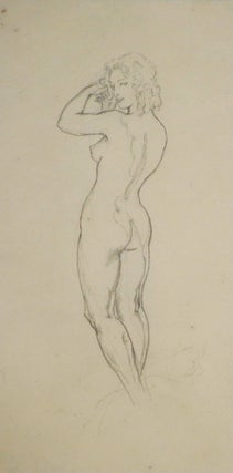 Item #CL205-35 [Coquettish Nude]. Norman Lindsay, 1879–1969 Aust