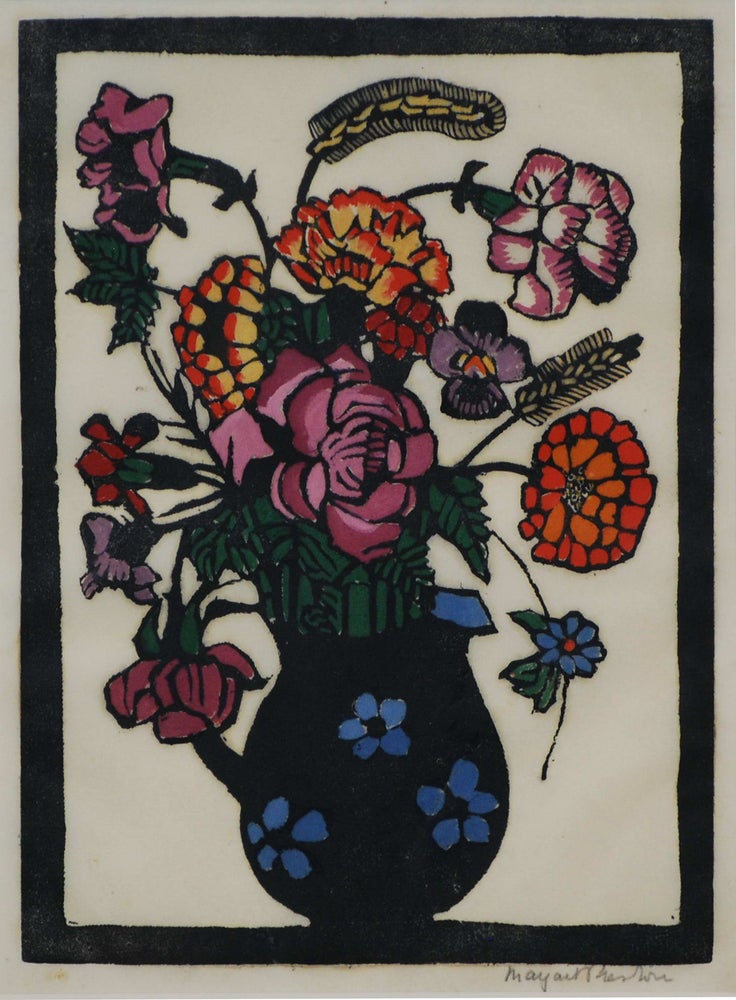 Item #CL205-36 Flowers In Jug. Margaret Preston, 1875–1963 Aust.