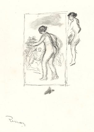 Item #CL206-24 Femme Au Cep De Vigne [Woman By The Grapevine]. Pierre-Auguste Renoir,...