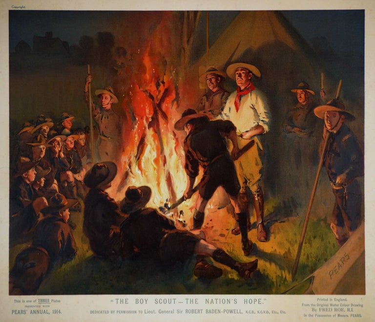 Item #CL206-30 The Boy Scout – The Nation’s Hope. After Fred Roe, 1864–1947 Brit.