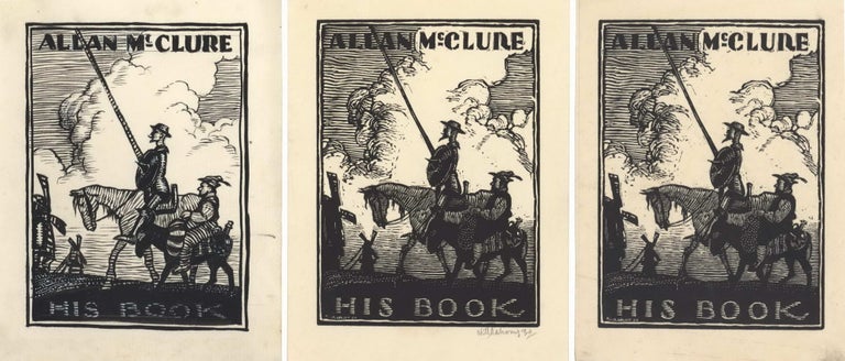 Item #CL206-41 Bookplate Collection. Will Mahony, 1905–1989 Aust.