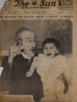 [Billy Hughes, Minister For Health, Visiting Melbourne City Mission Maternity Home, Brunswick]