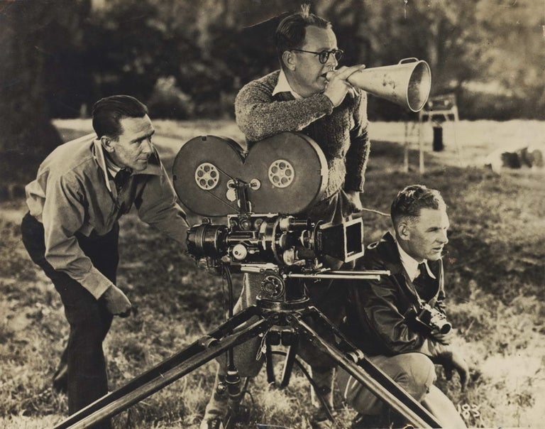 Item #CL206-49 [Australian Director K.G. Hall On Location With George Heath And Clive Cross]