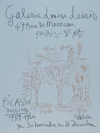 Item #CL206-57 Picasso Dessins, 1959-1960, Galerie Louise Leiris. Pablo Picasso,...