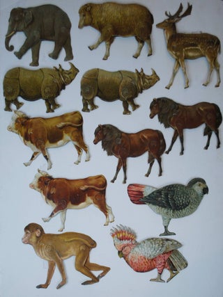 Articulated Toy Cardboard Animals. Raphael Tuck, Sons, 1870&ndash;1959 Brit.