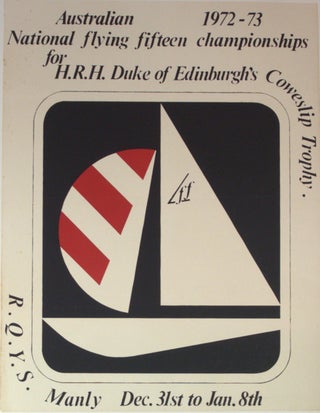 Item #CL209-53 Australian National Flying fifteen Chamionships for H.R.H Duke of...