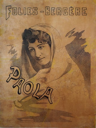 Item #CL210-65 Folies-Berg&egrave;re. Paola. Alfred Choubrac, French
