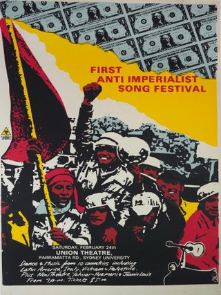Item #CL210-76 First Anti-Imperialist Song Festival. Earthworks Poster Collective, fl. Aust