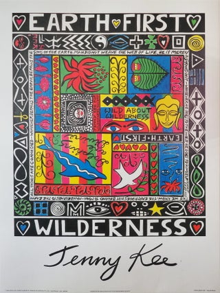 Item #CL210-77 Earth First. Wilderness. Jenny Kee, b.1947 Aust