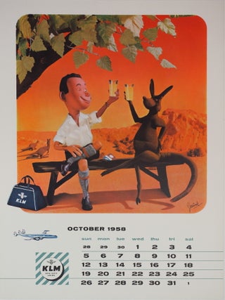 Item #CL210-82 KLM Royal Dutch Airlines. October 1958 [Australia]. Joop Geesink, Dutch