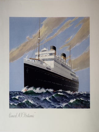 Item #CL210-92 Cunard M.V. &ldquo;Britannic&rdquo;. Samuel John Milton Brown, Brit